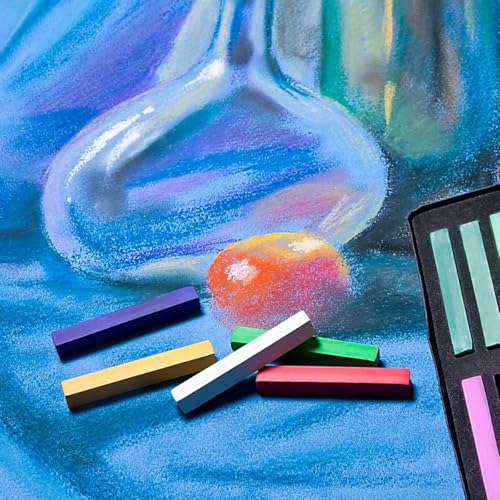 Pro Art Artist Pastels Square 12pc Basic Colors, Soft Pastels, Pastels for Artists, Soft for Artists, Chalk Pastels, Pastel Crayons, Pastel Chalk, Art Supplies