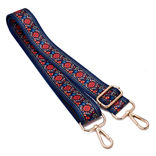 ZOOEASS Wide Shoulder Strap Adjustable Replacement Belt Crossbody Canvas Bag Handbag - color: Dandelion, size: EXTRA LONG:66.9"(170cm)Wide:1.4"(3.5cm)