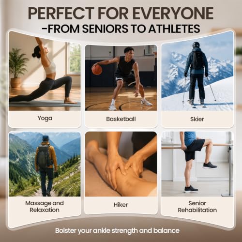 Cork Balance Board,Foot Restoration and Ankle Strengthener Kit for Recovery