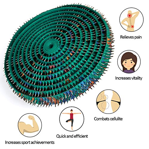 LYAPKO Acupuncture Magic Ribbon Health Belt 4.3 Ag - 9 Sections in one Single Strip (156 inches long). Premium Acupressure Massager - Unique Patented Therapy Massage Tool