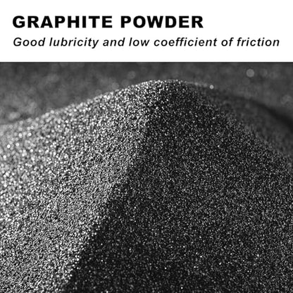 Pure Graphite Powder, 44-Micron Ultra-Fine Graphite Powder, Excellent Dry Powdered Graphite's Lubricant, Amazing Artistic Powdered Graphite's for Sketching, Drawing, Pencils, Locks - 8 oz - size: 8 oz