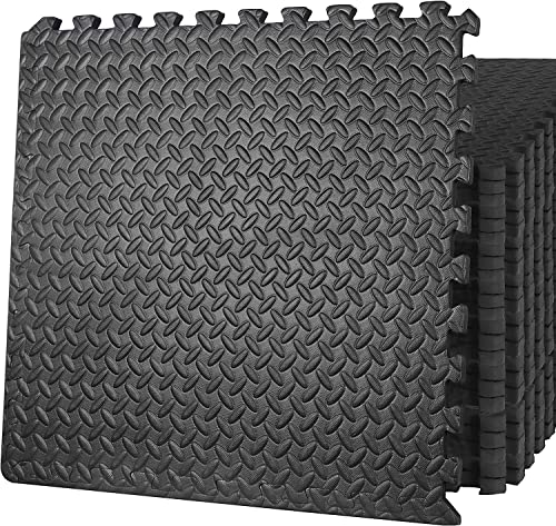 ZENY 24 Pack EVA Foam Puzzle Exercise Mat Tiles, 3/4 Inch Extra Thick