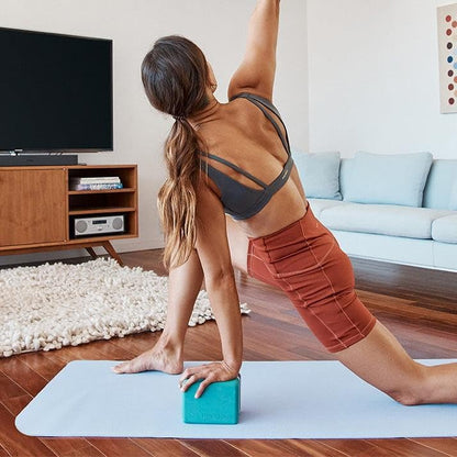 Manduka Begin Yoga Mat 68" - 5mm Cushioning | Comfortable, Lightweight & Reversible with Alignment Stripe | Budget-Friendly | 68 x 24 inches - style: Moon Black