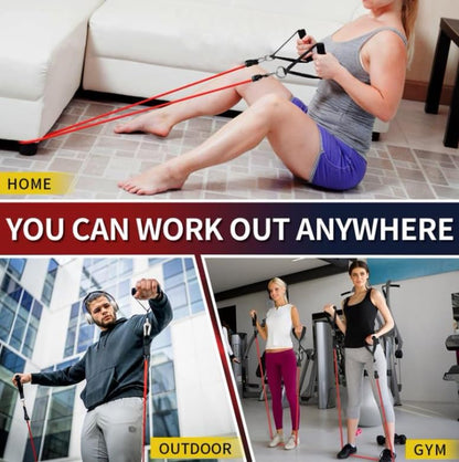 Resistance Bands Set (11-Pack) – Tube Exercise Bands with Handles, Door Anchor & Carry Bag | Home Gym Fitness Equipment for Men & Women | Strength Training, Physical Therapy & Workouts