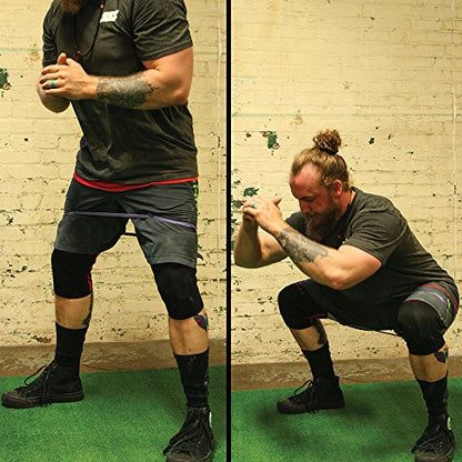 Short Resistance Bands - 12" by Serious Steel Fitness - color: #1 Purple
