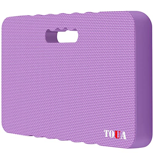 Kneeling Pad Thick Extra Large High Density Foam Comfort Kneeling Pad for Work Gardening Yoga Exercise Garden Knee Pad Purple, 1 Pack - color: Purple, size: Large - 1 Pack