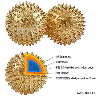 Hand Massage Ball Body Acupressure Spiky Magnetic Massage Balls