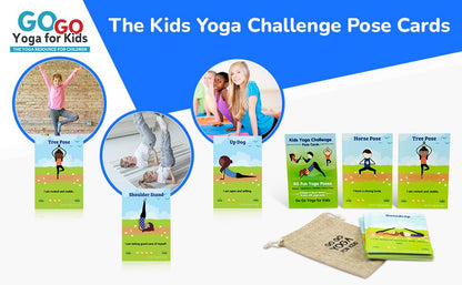 Kids Yoga Cards Challenge and Poses