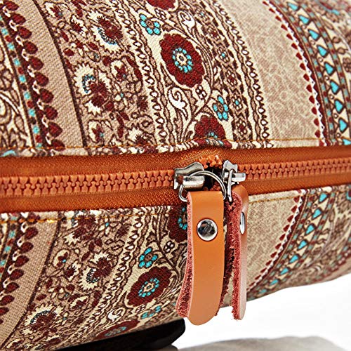 #DoYourYoga Full-Zip Exercise Yoga Mat Carry Bag with Multi-Functional Storage Pockets »Sunita« - color: BrownStyle