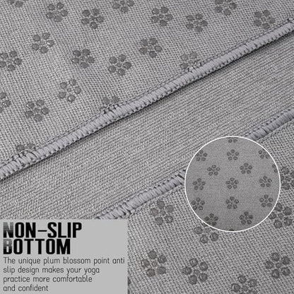 3 Pack Hot Yoga Towels, Dark Grey, 24 x 72 Inches - color: Dark Grey