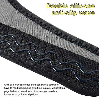 HUEGLO Dance Volleyball Knee Pads for Women Plus Size Soft Cushion,XXL - color: Black, size: XX-Large