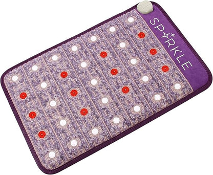 Biomat Infrared Mat | Crystal Mat for Therapy | Infrared Heating Mat | Red Light Therapy for Body | Hot Gemstone Therapy | Promotes for Muscle & Back Pain Relief | Sparkle Mat (Mini Size) - size: Mini Size