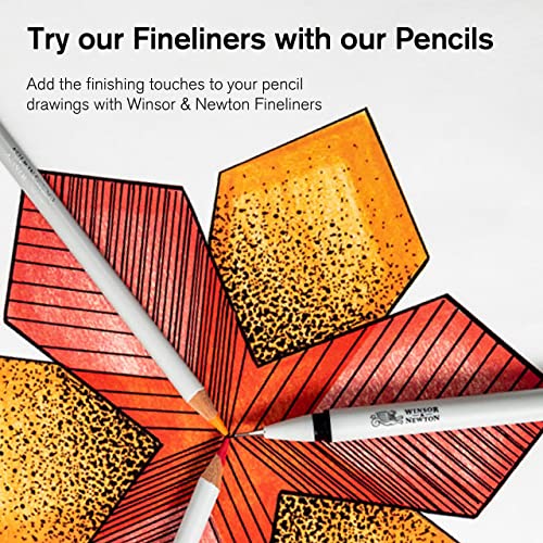 Winsor & Newton Studio Collection, Graphite Pencils, Set of 6 | Soft, Thick Core pencils, Varied Hardness, Soft Smooth Texture, Easy Blending, Stylish Metal Tin Included, High Quality Lead - style: 6 Graphite Pencils