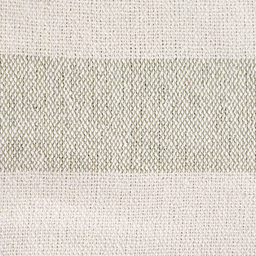 DII Rustic Farmhouse Cotton Cabana Striped Blanket Throw with Fringe, 50 x 60 - Cabana Striped Artichoke - color: Artichoke