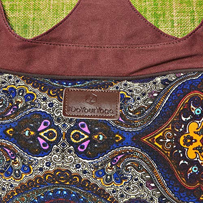 #DoYourYoga Full-Zip Extra Large Yoga Mat Tote Bag with Multi-Functional Storage Pockets for Sports Gym Pilates »Vimalaa« - color: BlueStyle