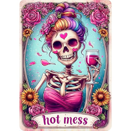 MAXBYE Diamond Painting Kits for Adults Beginners,Mexican Dead 5D Full Round Drill Diamond Art Kit, Easy DIY Dot Painting Gem Craft for Home Wall Art 12x16in - color: ZD050