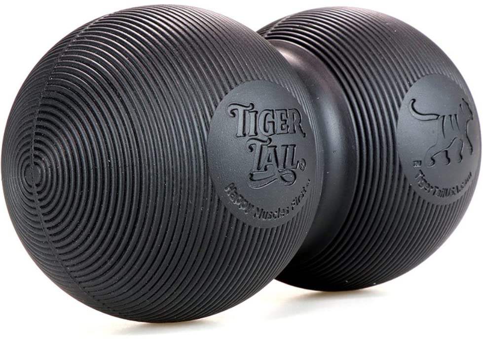 Tiger Tail Tiger Ball Large 8-Inch Long by 4.4-Inch High Peanut Foam Roller Double Ball: Self-Help Body Massage Tool for Trigger Points and Muscle Knots