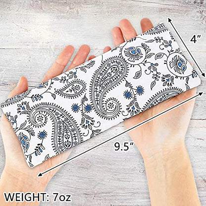 Hihealer Lavender Eye Pillow for Relaxation, Yoga, Sleep, Weighted Eye Mask - color: Purple