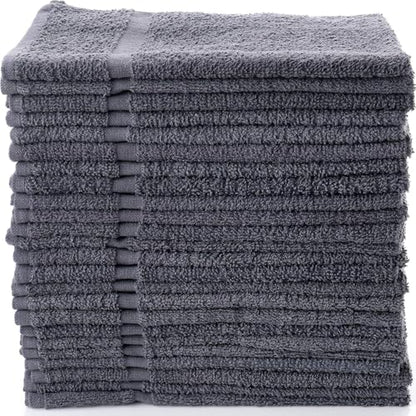 SIMPLI-MAGIC Towels, Hand, Gray 12 Count - color: Gray, size: 12 Count