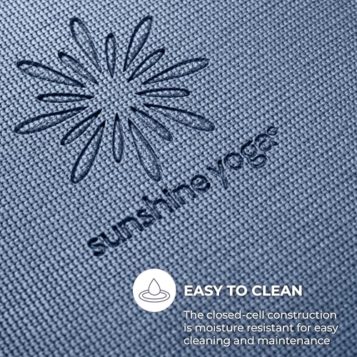 Voyage 5mm Studio Yoga Mats, 10 Pack, 72x24in | Extra Long, Anti-Tear Exercise Mats for Workout, Stretching, Fitness - Non Slip Gym Mats for Home, Schools and Studios - color: Slate