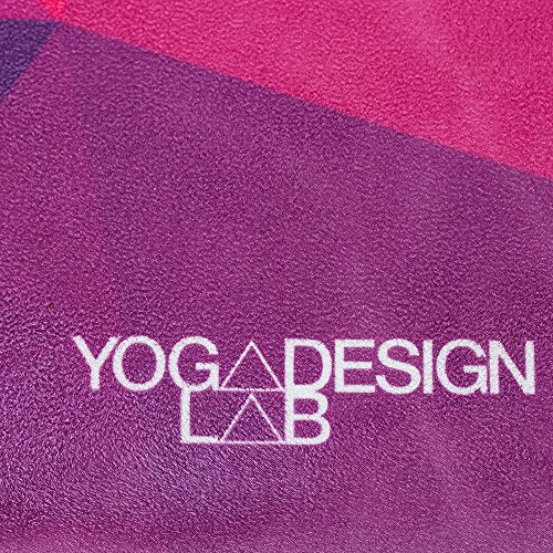 YOGA DESIGN LAB | The Combo Yoga Mat | Eco Luxury | Ideal for Hot Yoga, Power, Bikram, Ashtanga, Sweat | Studio Quality | Includes Carrying Strap! - color: Geo, size: 1.5mm