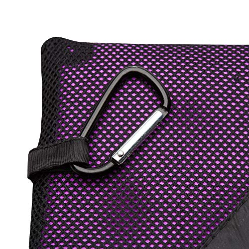 2-Pack Microfiber Towel - XXL Travel Quick Dry and Extra Soft Microfiber Towels, Lightweight and Compact for Gym, Swim Practice, Travel, Backpacking, Camping, RV, Beach, Camping - color: Purple