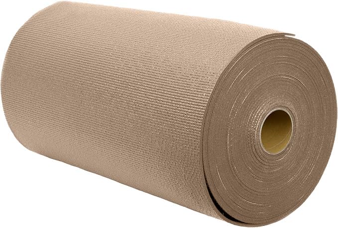 Ascend 6mm Thick Yoga Mat Roll, 50ft x 24in - color: Mocha