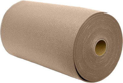 Ascend 6mm Thick Yoga Mat Roll, 50ft x 24in - color: Mocha