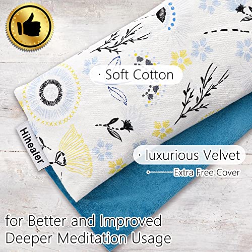 Hihealer Lavender Eye Pillow for Relaxation, Yoga, Sleep, Weighted Eye Mask - color: Blue