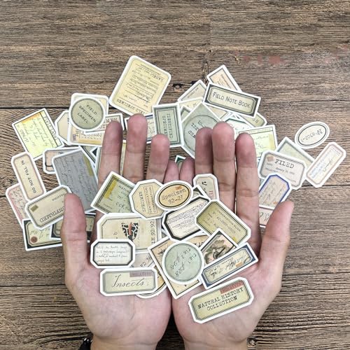 140 Pcs Vintage Aesthetic Stickers for Adults | Junk Journal Supplies for Scrapbooking Bullet Journal Collage Diary DIY Crafts - style: Vintage Aesthetic