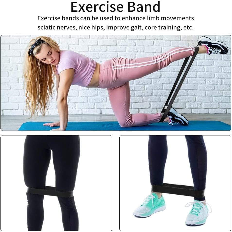 6 in1 Foam Roller Set, Trigger Point Foam Roller, Yoga Stick, Massage Ball, Fixation Ball, Fitness Stretching Strap, Carrying Bag, Towel for Deep Muscle Massage Pilates Yoga - color: Black