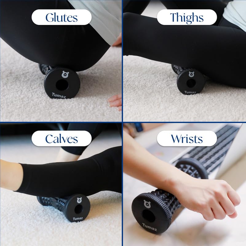 Tumaz Foot Roller for Deep Tissue Massage & Reflexology - color: Pink
