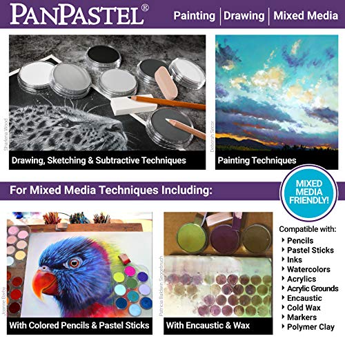 PanPastel Ultra Soft Artist Pastel Set 9ml 5/Pkg, Pearl Mediums - color: Multicolor, style: fine