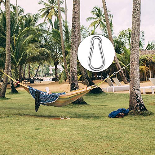 Hanging Swing Chair Chain Kit, 2 Set Stainless Steel Hardware Heavy Duty Porch Swing Hammock Chain Kit Hanging Hooks for Hammock, Rope, Tire, Tree Swings