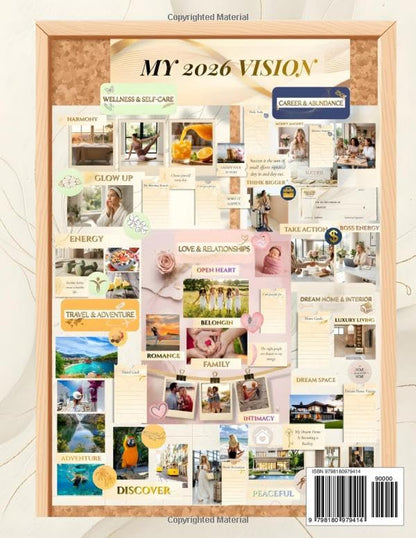 2026/2027 Vision Board Clip Art Book: My Radiant Life: 600+ Aesthetic Images, Quotes and Affirmations to Manifest Dream Goals, Luxury Collage Kit, Premium Scrapbooking Supplies, Self Care Templates