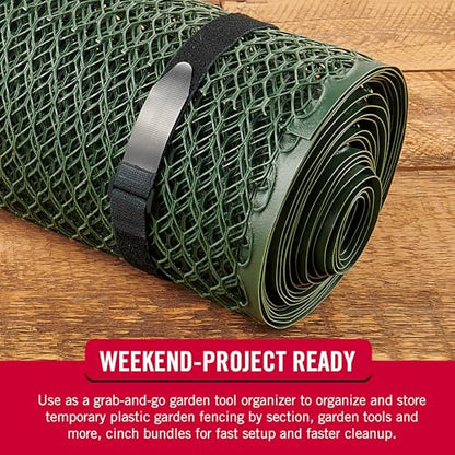 VELCRO Brand Elastic Cinch Straps with Buckle, 30in x 1in, Black, 4 Pack | Stretchable And Adjustable For A Snug Fit; Fastens Yoga Mats, Outdoor Umbrellas, Wood, Tarps, Blankets, Poles, And Gear - size: 4PK Large 30"