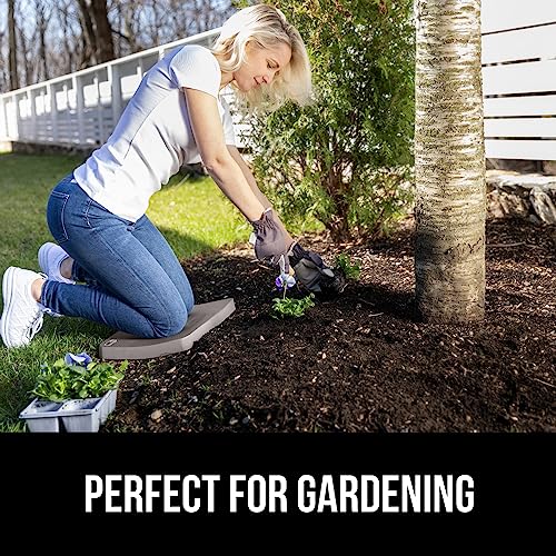 GORILLA GRIP® Extra Thick Foam Kneeling Pad for Gardening, 17.5x11 Gray - color: Gray