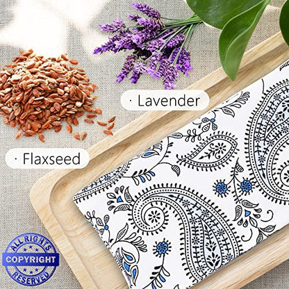 Hihealer Lavender Eye Pillow for Relaxation, Yoga, Sleep, Weighted Eye Mask - color: Purple