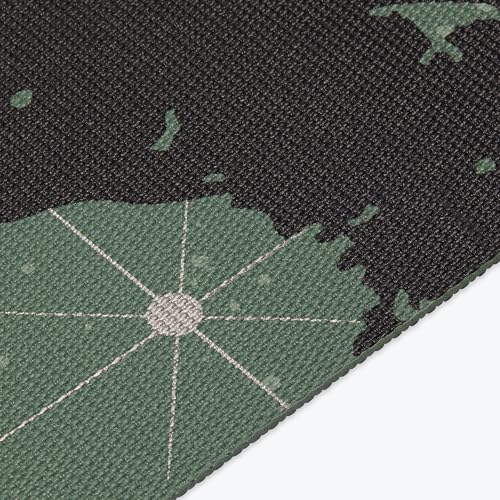 Gaiam Yoga Mat Classic Print, 4mm Non-Slip Mat - color: Luminary