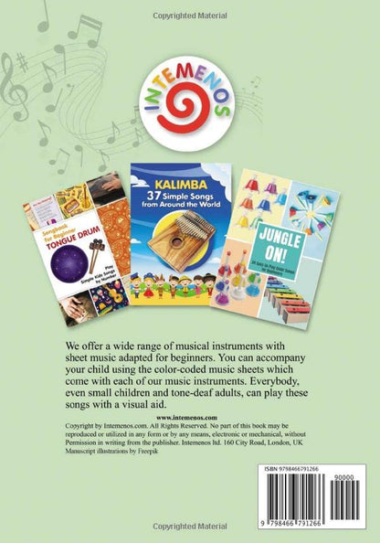 The Easiest Songbook. 58 Simple Songs without Musical Notes for Boomwhackers®, Bells, Chimes, Pipes: Just Follow the Color Circles (ChromaNotes™ ... Sheet Music for Chromanote Instruments)