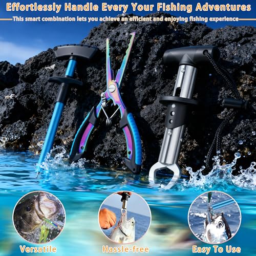 Fishing Backpack with Tackle Boxes and Rod Holder, Cooler, 30L Large Tackle Bag with Fishing Gear Lures Kit, Waterproof Bottom tackle Backpack Fish Set Gifts for Men Women-Black Back Pack - color: All Black