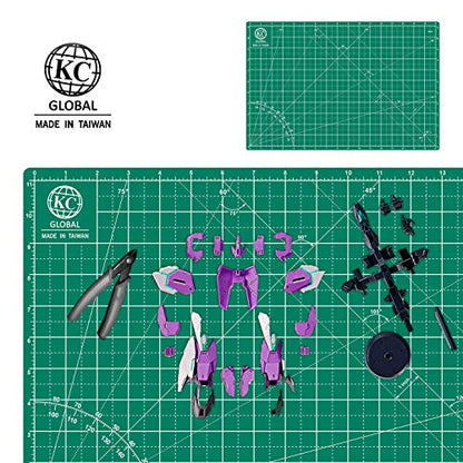 KC GLOBAL A4 (12"x9") Self-Healing Cutting Mat (Dark Green) - Sturdy, Reversible, Eco-Friendly, Non-Slip. Premium Desk Mat for Crafters, Quilters, and Hobbyist - color: Dark Green, size: 9"L x 12"W