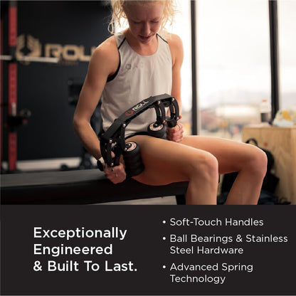 ROLL Recovery R8 (Carbon Black) - Deep Tissue Massage Roller - color: Carbon Black