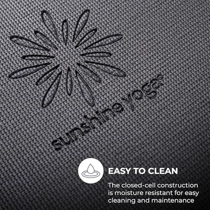 Voyage 5mm Studio Yoga Mats, 10 Pack, 72x24in - color: Charcoal