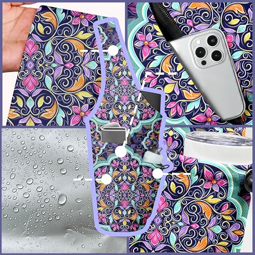 Yoga Bag for Women, Large Yoga Mat Bag Tote Carrier with Wet Dry Pocket | Water Bottle Holder & Adjustable Strap, Fits 1/2" Thick Yoga Mat for Gym, Pilates, Travel, Work - color: YOGA-06