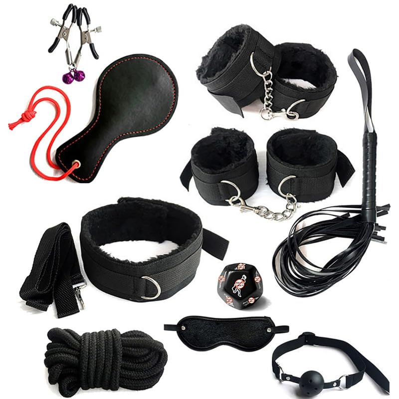 10-Piece Nylon Yoga Endurance Kit, Stylish Stretch Band, Complete Small Tools, Stamina Building, Mutual Training Home Fitness Combo (Black)+Y15 - color: ( Black )