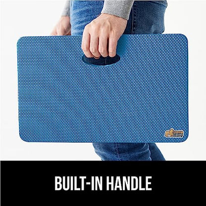 GORILLA GRIP® Extra Thick Foam Kneeling Pad for Gardening 17.5x11 True Blue - color: Blue
