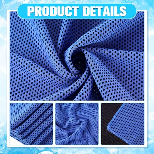 Maitys 600 Pcs Cooling Towel Bulk for Neck and Face, Fresh Colors - color: Fresh Colors