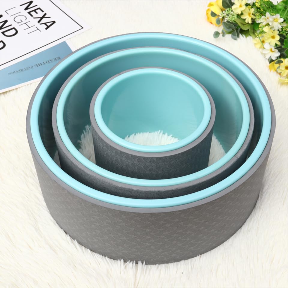exercise roller yoga circle sweat suit improving backbends wheel yoga prop roller Yoga wheel backbend artifact fitness roller set massage wheel scroll wheel Support wheel sports