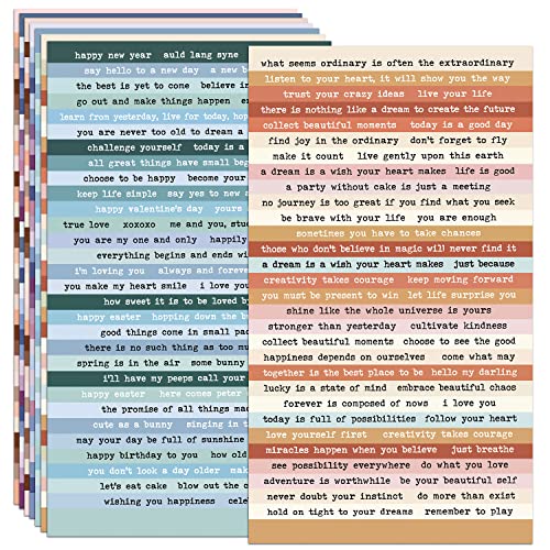 Vintage Scrapbook Stickers, 406pcs Quote & Word Stickers for Journaling, Junk Journal, Scrapbooking, Planners, Collage Album (Colorful)